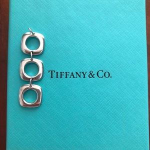 Tiffany & Co. Triple Square Cushion Drop Necklace